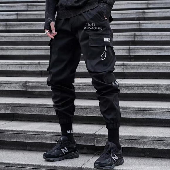 Japanese Asian Techwear Jogger Pants - Picture 3 of 3